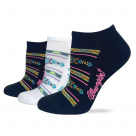 Wrangler Ladies Fun And Comfy Low Cuts Aztec Line - 3 Pack