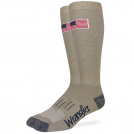 Wrangler Ultra-Dri® USA Tall Boot Sock 2 Pack - Khaki