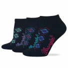 Wrangler Ladies Fun And Comfy Low Cuts - Blacks - 3 Pack