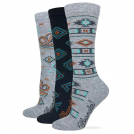 Wrangler Ladies Fun And Casual Crews - Grey - 3 Pack
