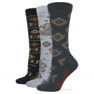 Wrangler Ladies Fun And Casual Crews - Charcoal - 3 Pack