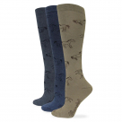 Wrangler Ladies Horse Pattern Knee High Socks - Pair