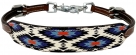 Rugged Ride Wither Strap With Printed Overlay - Blue Aztec