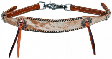 Showman ® Cowhide Whip Stitch Roping Reins