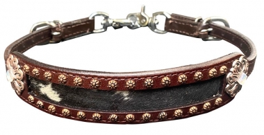 New!  Showman Copper Hide Classics Wither Strap main image 1
