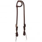 Weaver Working Tack Sliding Ear Headstall with Designer Hardware - Thunderbird
