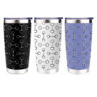 AWST Int'l 20 oz Stainless Steel Tumbler-Lila Vintage Snaffle Bit