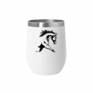 Stainless Steel 12oz Wine Tumbler with Slide Top - Trotting Horse