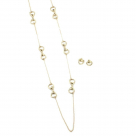 Wyo-Horse Snaffle Bit Chain Necklace and Earring Set