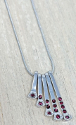 Wyo-Horse Asymmetrical Horseshoe Nail Necklace